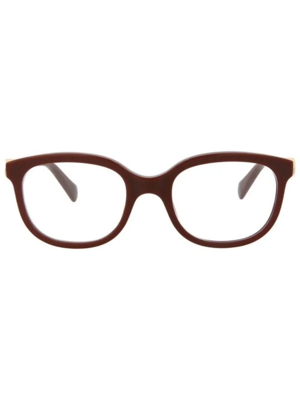 New Gucci Womens Square/Rectangle Burgundy Burgundy Transparent Fashion Designer